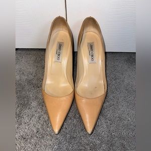 Jimmy Choo authentic tan leather pumps EU 38 (US size 7.5)